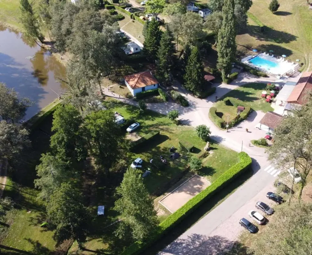 Camping la Ripole : Vue aérienne